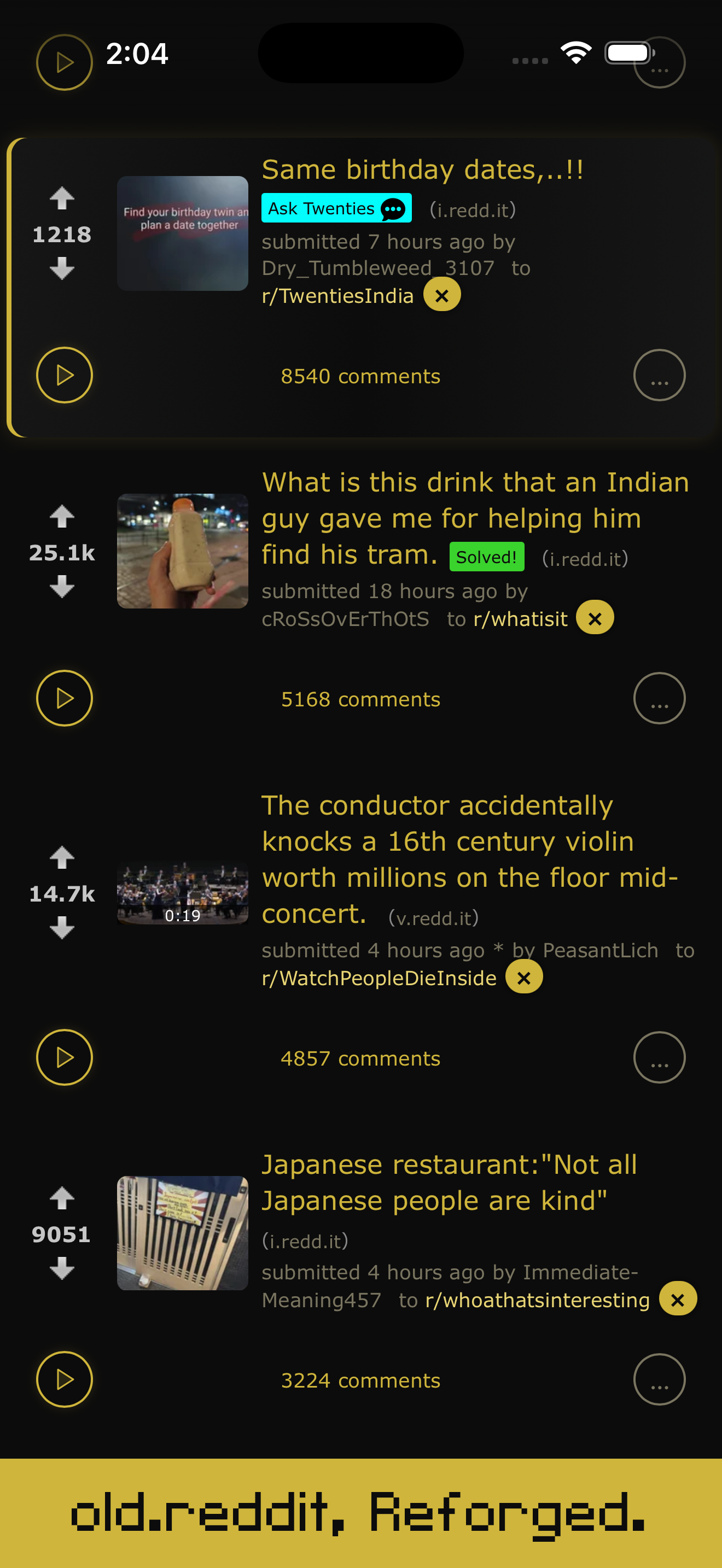old.reddit, reforged